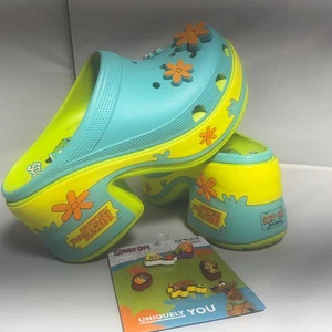 NWT Crocs Scooby-Doo Siren Clog Unisex Size 11 (ladies) Size 9 (men) + JIBBITZ - Picture 1 of 15
