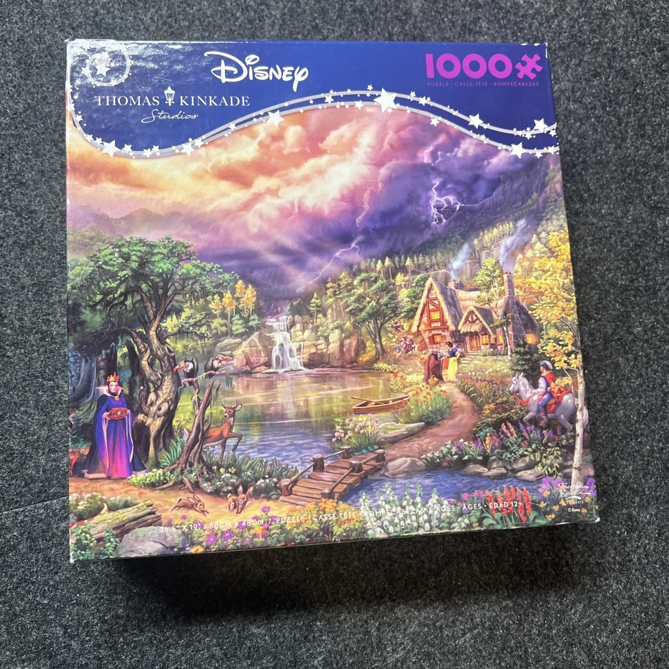 Thomas Kinkade Disney Snow White The Evil Queen 1000 piece Puzzle  - Image 1 of 4