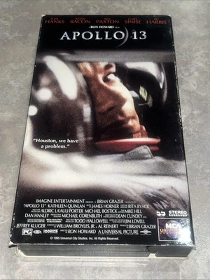 Apollo 13 VHS Movie Tom Hanks Kevin Bacon Bill Paxton Ed Harris ***TESTED*** - Image 1 of 4