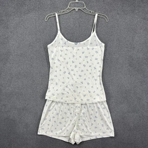 Laura Ashley Nachtwäsche Set Camisole Shorts Damen große Blumen Landhaus Pyjama - Bild 1 von 23
