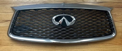 Как новый! Оригинальная верхняя решетка с эмблемой 2017 2019 2020 2021 Infiniti Q60 без радара - Изображение 1 из 4