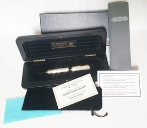 PARKER STILOGRAFICA DUOFOLD PENNINO ORO 18 KT. NUOVA CON SCATOLA COMPLETA - Imagen 1 de 8