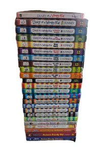 Diary of a Wimpy Kid Books 1-23 Hardcover, Jeff Kinney DOAWK + Sealed DVD  - Picture 1 of 4