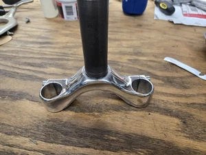 Rock Shox Polished Judy XC SL DH Steerer Crown 1 1/8" Threaded 5.5" - Picture 1 of 7
