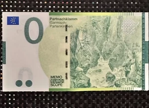 MEMOEURO ® , EAAB149/2,  Partnachklamm , memo , Euro memo, Memoschein - Bild 1 von 1
