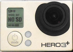 GoPro Hero 3+ Silver Edition Working w/battery - Picture 1 of 6