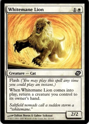 MTG Whitemane Lion NEARMINT NM / Magic The Gathering : Planar Chaos - Image 1 of 2