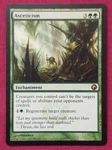 Magic The Gathering SCARS OF MIRRODIN ASCETICISM green card MTG - Bild 1 von 2
