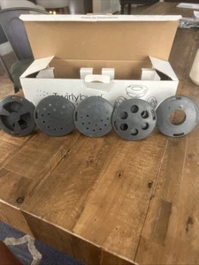 Twirlybyrd (Parajets) 5er Pack Spa Jet Finishing Kit Made In USA Dunkelgrau Lesen! - Bild 1 von 11