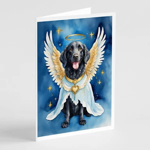 Curly Coated Retriever My Angel Greeting Cards Envelopes Pk 8 DAC6986GCA7P - Picture 1 of 3