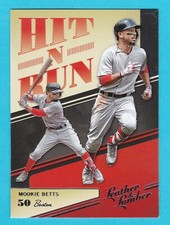 2019 Panini Leather and Lumber Hit-N-Run #2 Mookie Betts