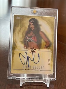 2017 Topps WWE Undisputed Nikki Bella Authentic Autograph /10 UA-NB