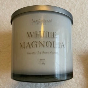 New, Scentsational, White Magnolia Candle, 26 oz - Picture 1 of 1