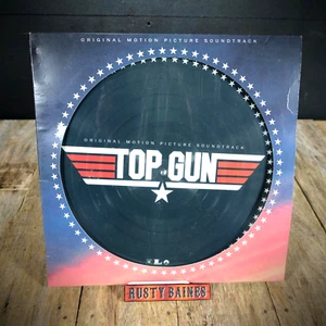 Record LP Picture Disc, Top Gun Movie Soundtrack, Grade VG - Foto 1 di 3