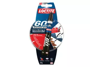Gel pegamento multiusos Loctite 60 segundos 20 g extra fuerte flexible reposicionable - Imagen 1 de 3