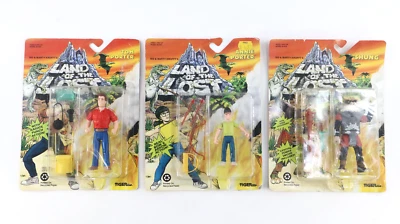 Lote de 3 figuras de colección 1992 Land Of The Lost Shung, Tom & Annie Porter nuevas selladas Foto 1 de 4