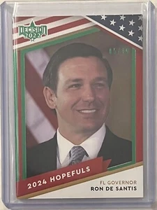 RON DE SANTIS #/D 5/10 2022 DECISION "2024 HOPEFULS" CARD U.S. GOVERNOR FL - Picture 1 of 2