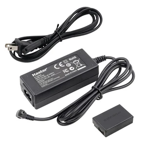 Adaptador de alimentación Kastar ACK-E17 CA-PS700 + acoplador de CC DR-E17 para Canon EOS M3 M5 M6 - Imagen 1 de 4