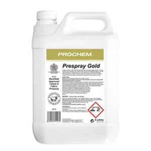 PROCHEM PRESPRAY GOLD PROFESSIONAL CARPET PRESPRAY 5 LITRES B107-05 - Picture 1 of 4