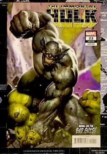 IMMORTAL HULK #22 BROWN BOBG VAR MARVEL COMICS 2019 - Imagen 1 de 6