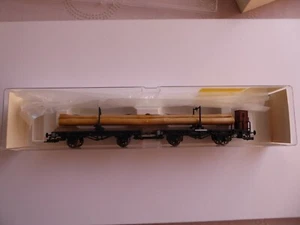 Fleischmann HO 5814 Prussian Log wagon new boxed - Picture 1 of 3