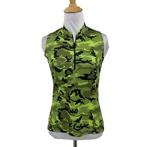 Canari Jersey Womens S Small Peapod Black Sleeveless 1/4 Zip Rear Pocket Cycling - Picture 1 of 9