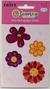 Pegatinas de aplique hechas a mano Sanylion - Glitz 3,5"" x 5"" -28004 raras** - Imagen 1 de 2