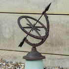 Woodside Decorative Cast Iron Traditional Antique Outdoor Garden Table Sundial