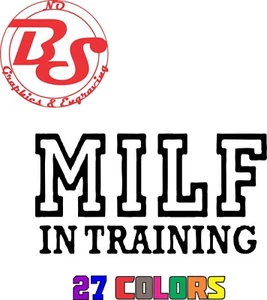 6" Milf im Training Aufkleber offensiv lustig unhöflich Humor Erwachsene sexy JDM Meme noBS - Bild 1 von 19