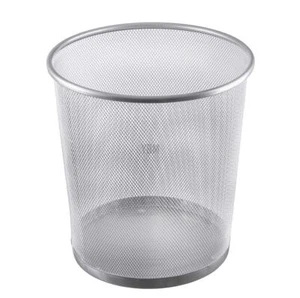 Wire Steel Mesh Trash Can - 4.75-Gallon Waste Basket for Under Desk Office Ho... - Picture 1 of 3