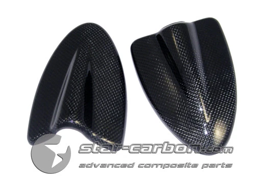 COVER SPECCHIETTI FIBRA CARBONIO DUCATI HYPERMOTARD 796 1100 - Image 1 of 1