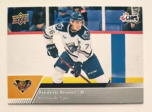 FREDERIC BRUNET 2022-23 Upper Deck CHL #25 Victoriaville Tigres - Picture 1 of 2