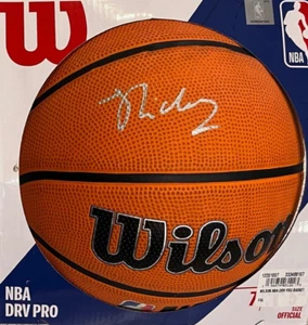 JOSH GIDDEY BULLS THUNDER AUSTRALIA AUTOGRAPHED SIGNED NBA WILSON BASKETBALL COA - Picture 1 of 3