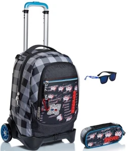 Kit scuola - Trolley Jack 2WD SEVEN + Portapenne + Occhiale da Sole - SPACE CHEC - Bild 1 von 7