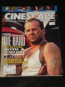 CINESCAPE magazine 1995, Bruce Willis, Die Hard, Babylon 5, X-Files, Hideaway - Picture 1 of 1
