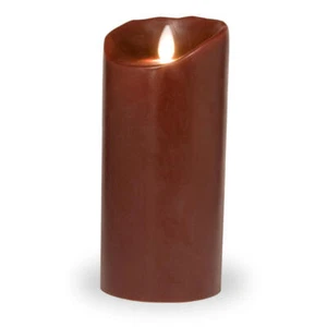 Sompex Flame Led Elektrische Kerze Wachs Fernbedienbar mit Timer 8x18cm Bordeaux - Picture 1 of 1