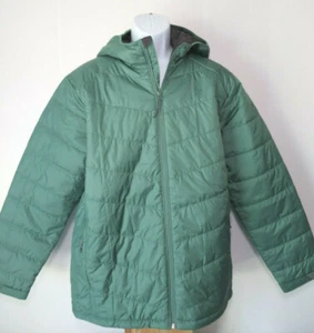 Nueva CHAQUETA COLUMBIA VERDE Para hombre Talla Grande Abrigo L Capucha Amortiguador Venta al por menor @ $110 - Imagen 1 de 9