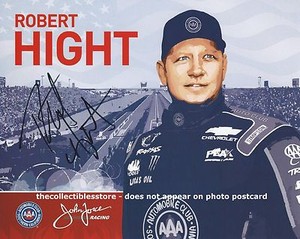 ROBERT HIGHT AUTOGRAPHED SIGNED 2016 AAA JOHN FORCE RACING NHRA PHOTO POSTCARD