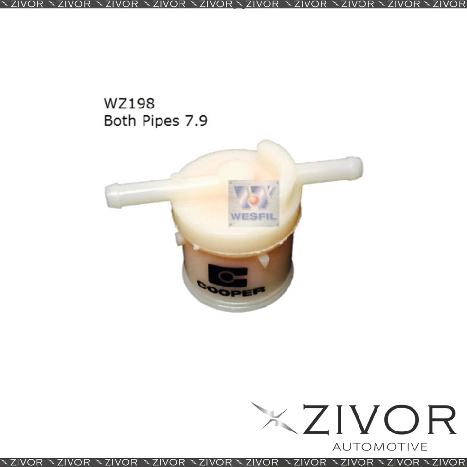 COOPER FUEL Filter For Ford Laser 1.6L 10/85-1990 -WZ198* By Zivor* - image 1 of 1