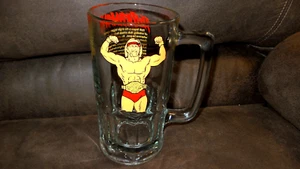 Hulk Hogan Hulkamania Vintage WWF 1985 Beer Mug 32 oz Titan Sports - Picture 1 of 8