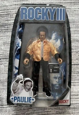 Jakks Pacific Rocky III Paulie Ringside Gold Jacket Action Figure NEW, RARE - Image 1 of 2