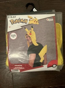 Adult Pokemon Pikachu Costume Accessory Kit Headpiece & Tail NEW - Picture 1 of 2