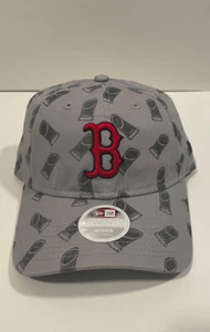 Womens Boston RedSox  2018 World Series Gray Adjustable Hat - Picture 1 of 11