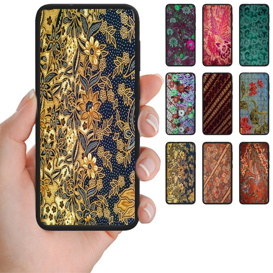 Funda trasera para teléfono móvil con estampado de tema con patrón Batik para Huawei Series #1 Foto 1 de 1