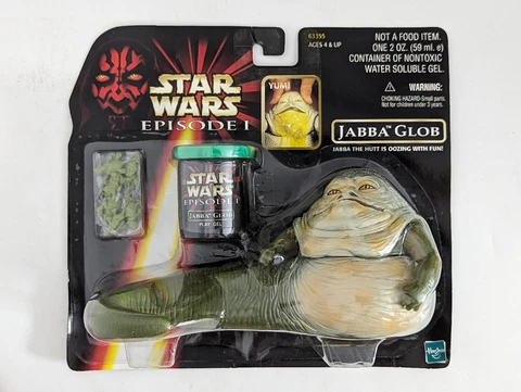 Jabba The Hutt Jabba Glob Star Wars Episode 1 Figure 1998 Sealed Unopened Cover