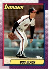 1990 Topps Baseball Cards Bud Black Cleveland Indians #144