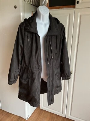 Lucky Brand Mens Hood Lightweight Windbreaker Jacket Black Size  XXL EUC - Image 1 of 4