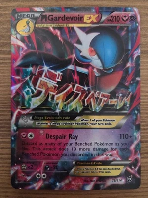 Pokémon M Gardevoir EX 2016 ultra raro Holo 79/114 - XY Steam Siege - casi nuevo Foto 1 de 2