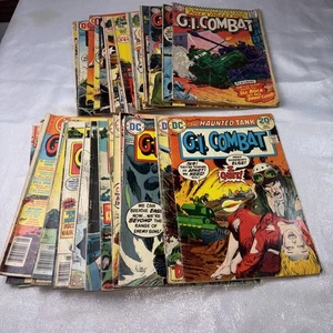 Lot 30 1960’s - 1970’s G.I. Combat Comics * Heftnummern siehe Beschreibung - Bild 1 von 5
