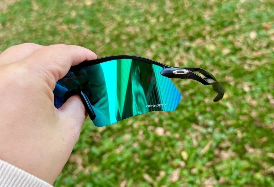 Солнцезащитные очки Oakley Radar Plate Oo9495D призматические зеленые, включая жесткий чехол - Изображение 1 из 4